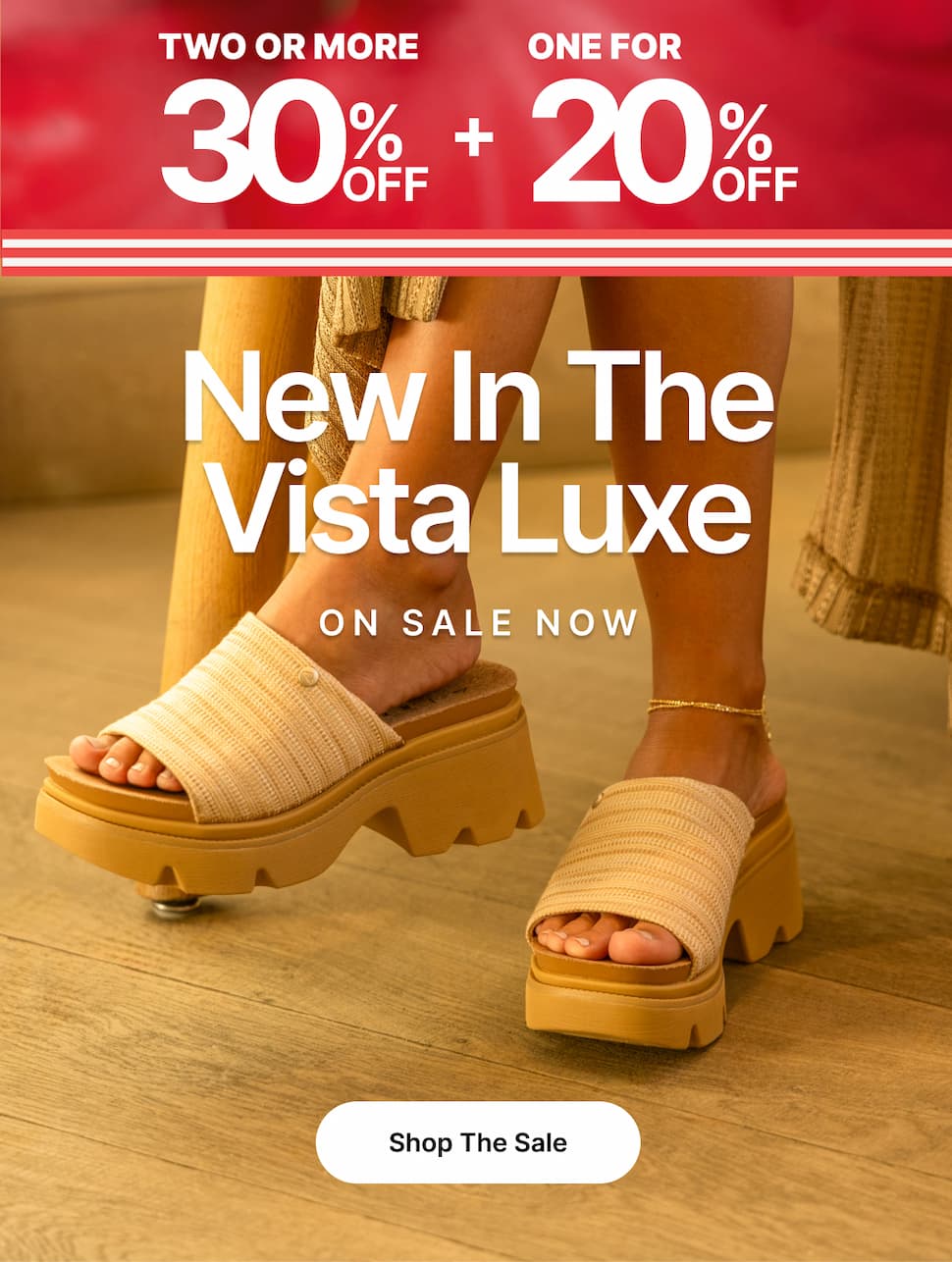 Your favorite Vista comfort, now in fresh new styles. Shop the latest Vista Luxe additions during the sitewide sale! Discount applied in cart. Shop now!
