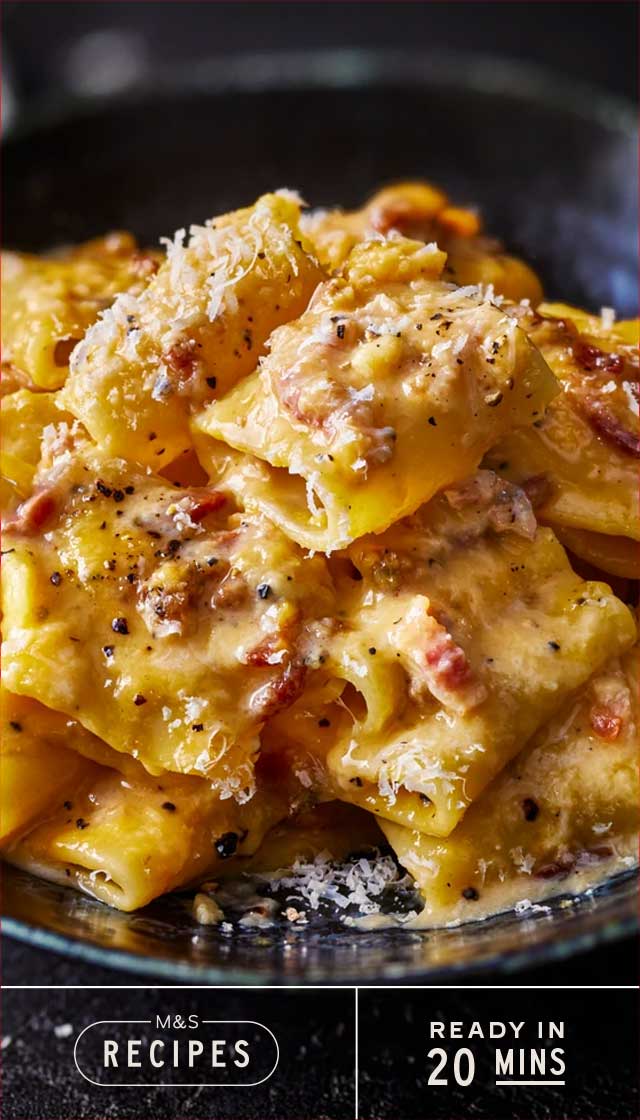 Classic carbonara recipe