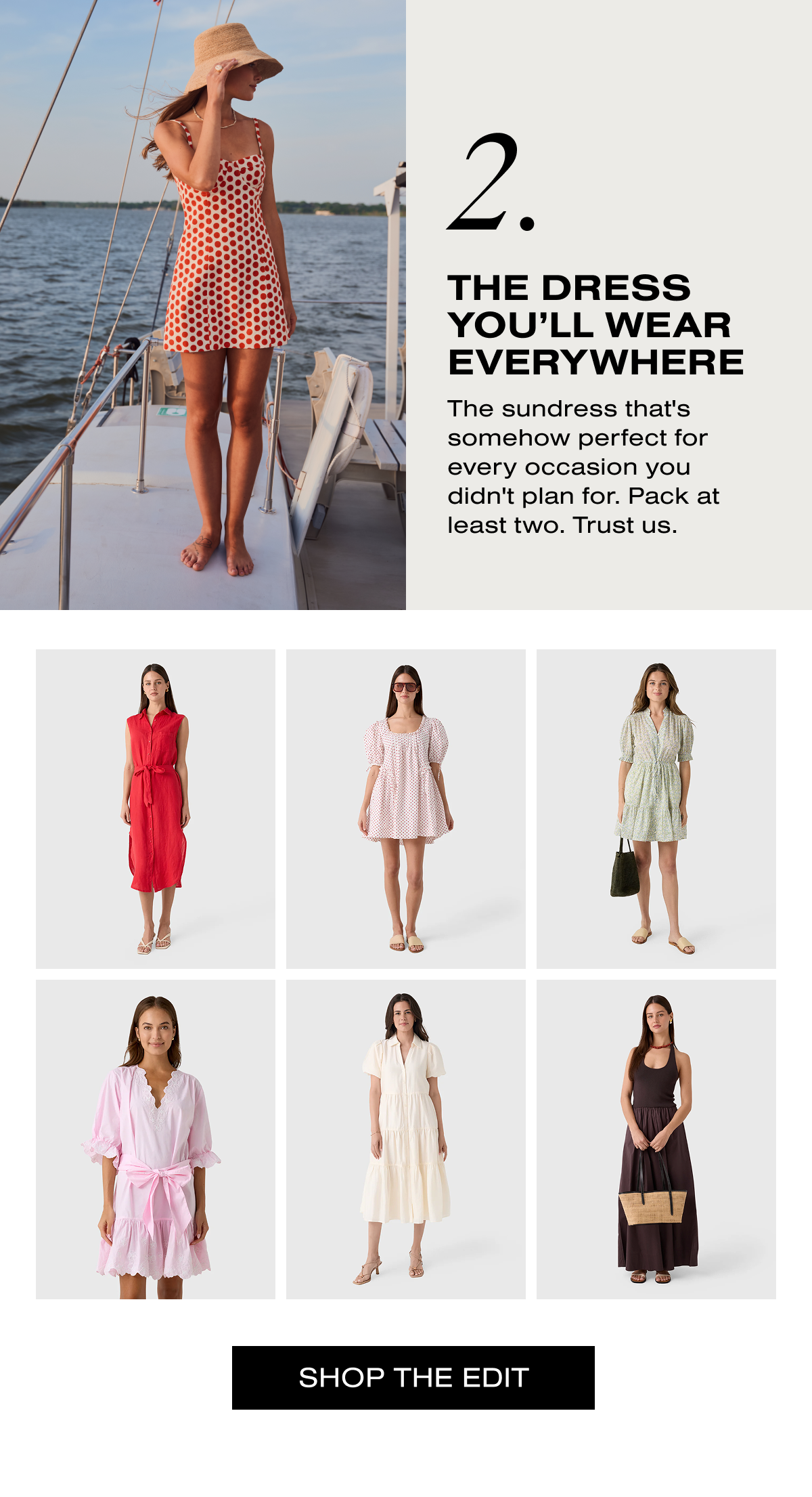 YOUR SUMMER PACKING LIST