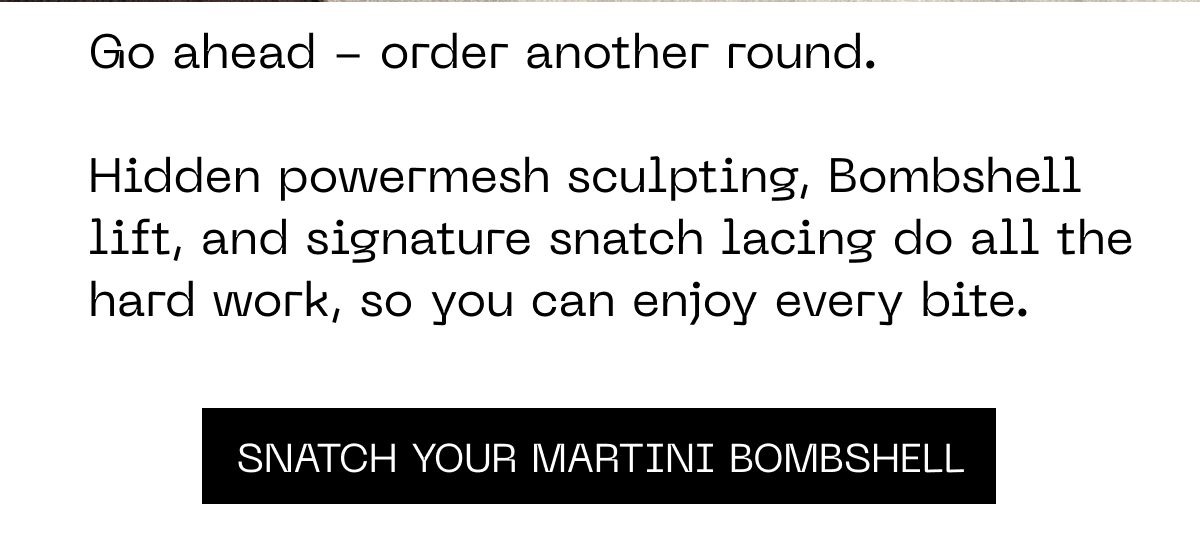 Snatch your Martini Bombshell Swimsuit