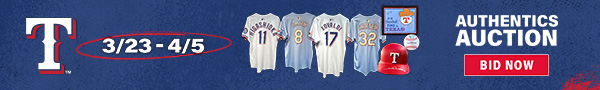 Rangers Authentics Auction - Bid Now