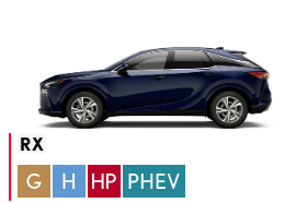 RX - Gas, Hybrid, Hybrid Performance, Plug-in Hybrid