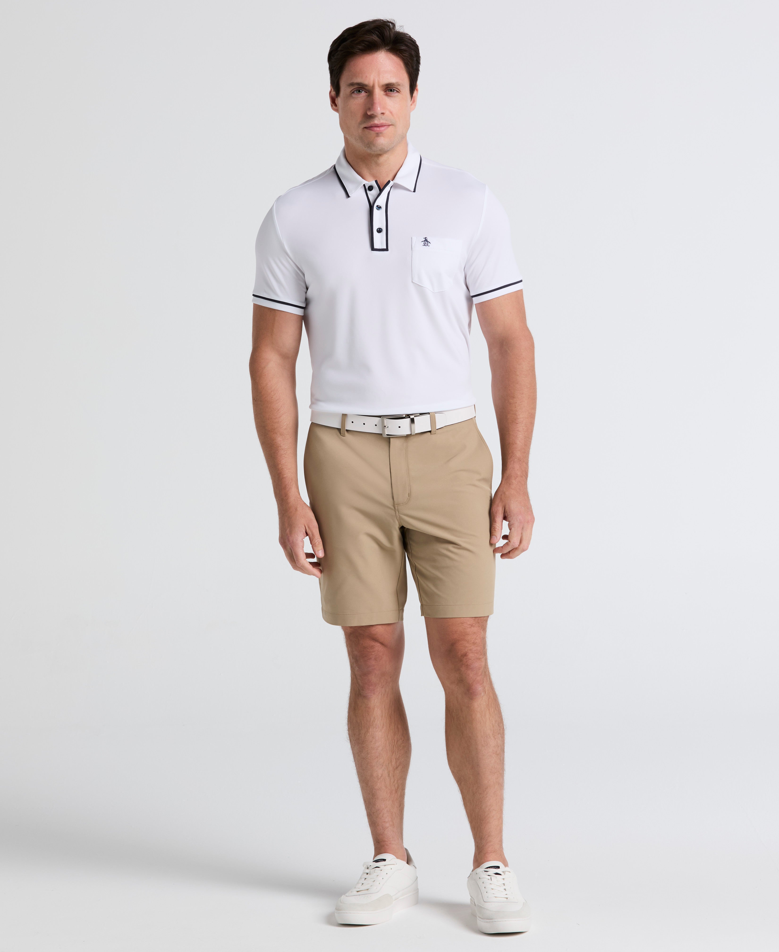 Image of 8" Technical Flat Front Golf Short