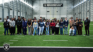 Raiders host ERG Mentorship Program with Canyon Spring High School students