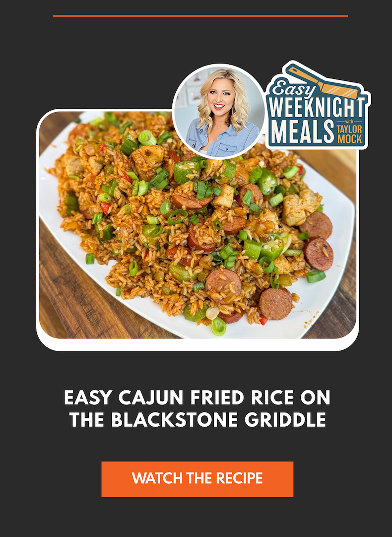 Easy Cajun Fried Rice on the Blackstone Griddle
