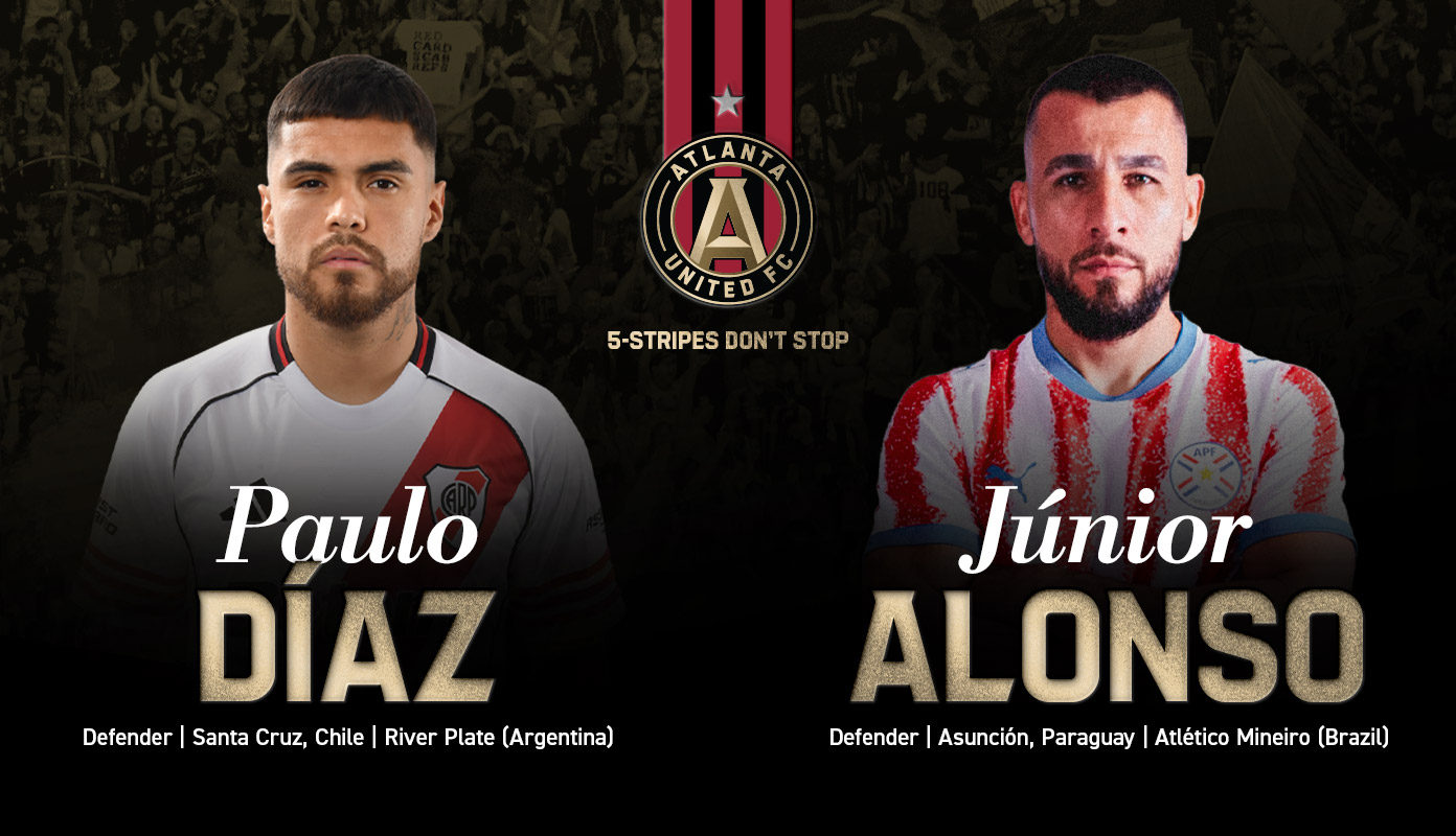 Paulo Díaz | Defender | Santa Cruz, Chile and Júnior Alonso | Defender | Asunción, Paraguay | 5-Stripes Don't Stop