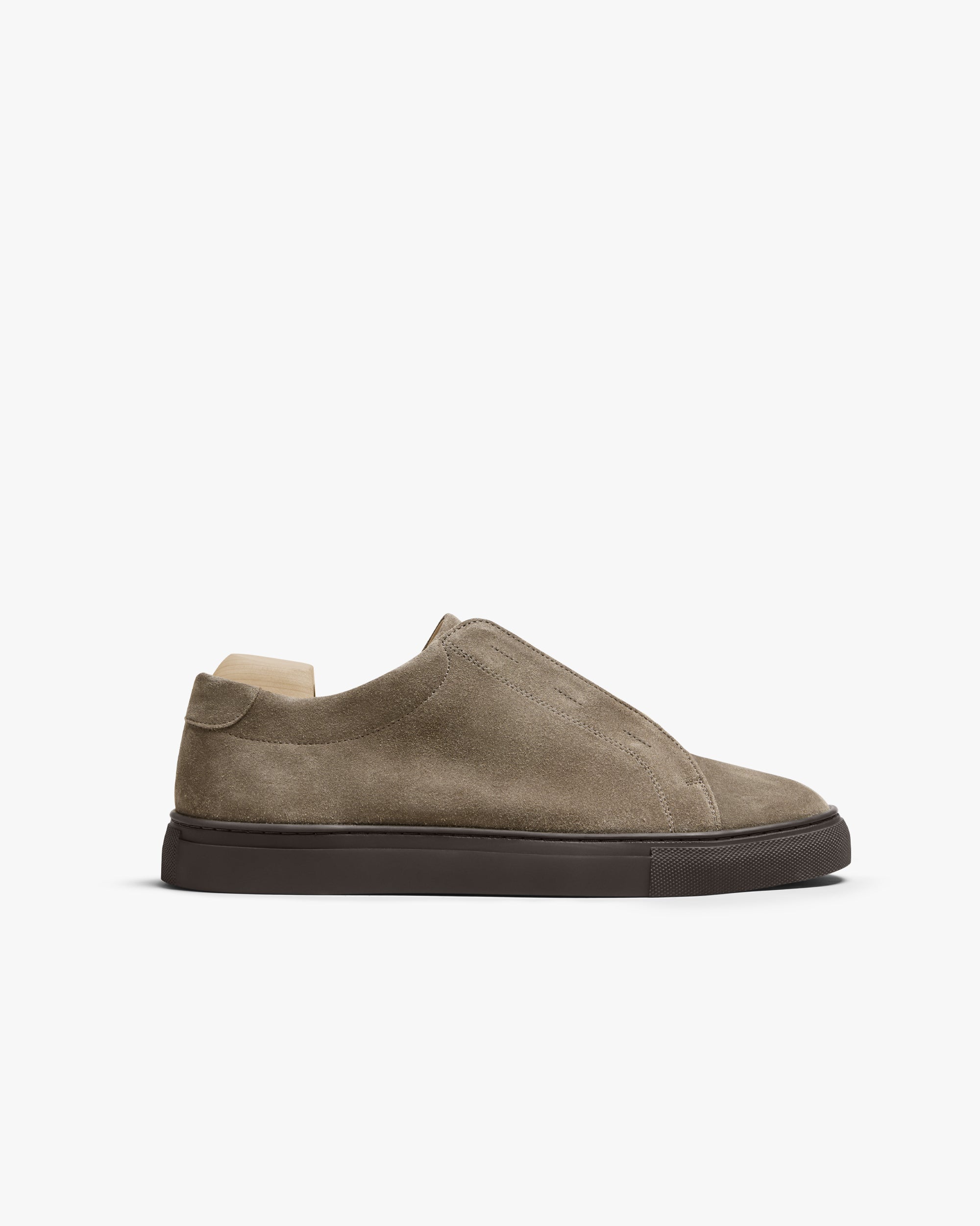 Image of Alnö – Dark Taupe Suede