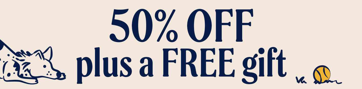 50% off plus a free gift