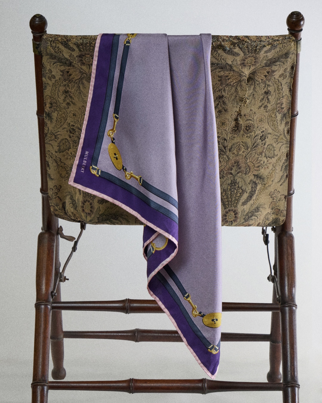 Skinny Scarf - Belted Border