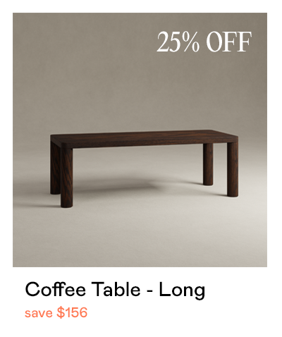 Keeps Coffee Table Long Adjustable Smoked finish Presidents Day Discount