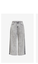Shop the Harley Fit Leila Side Stripe Wide Leg Jean