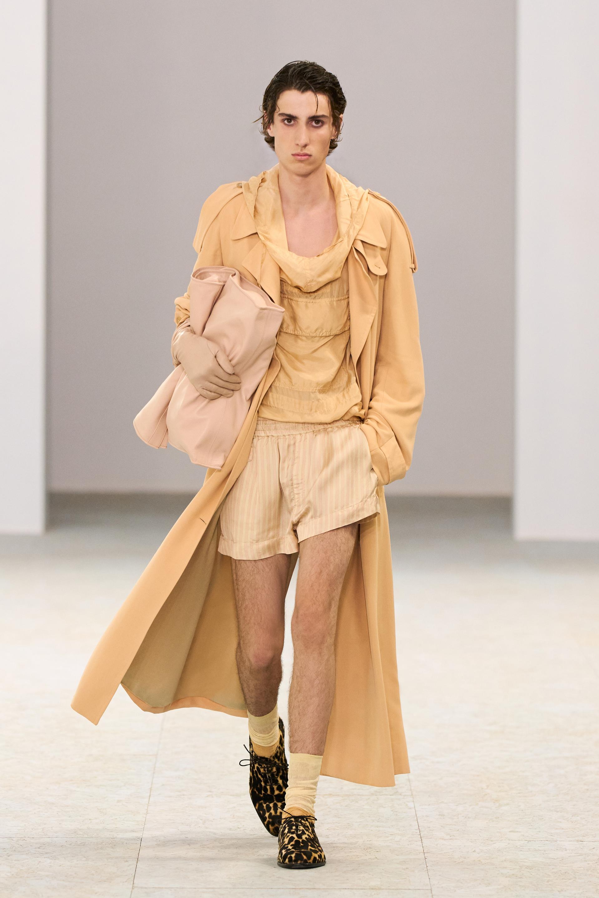 Runway shot from the Dries Van Noten's Men's Spring Summer 2027 collection