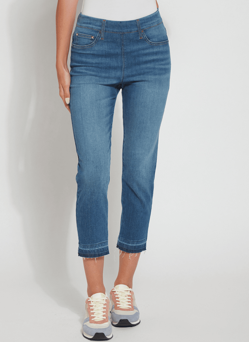 Image of 'Holding Power' Premium Denim- Cropped Straight Leg (24.5" Inseam)
