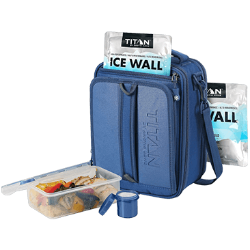 Titan Arctic Zone Fridge Cold, Crush Resistant Lunch Pack with 2 Ice Walls