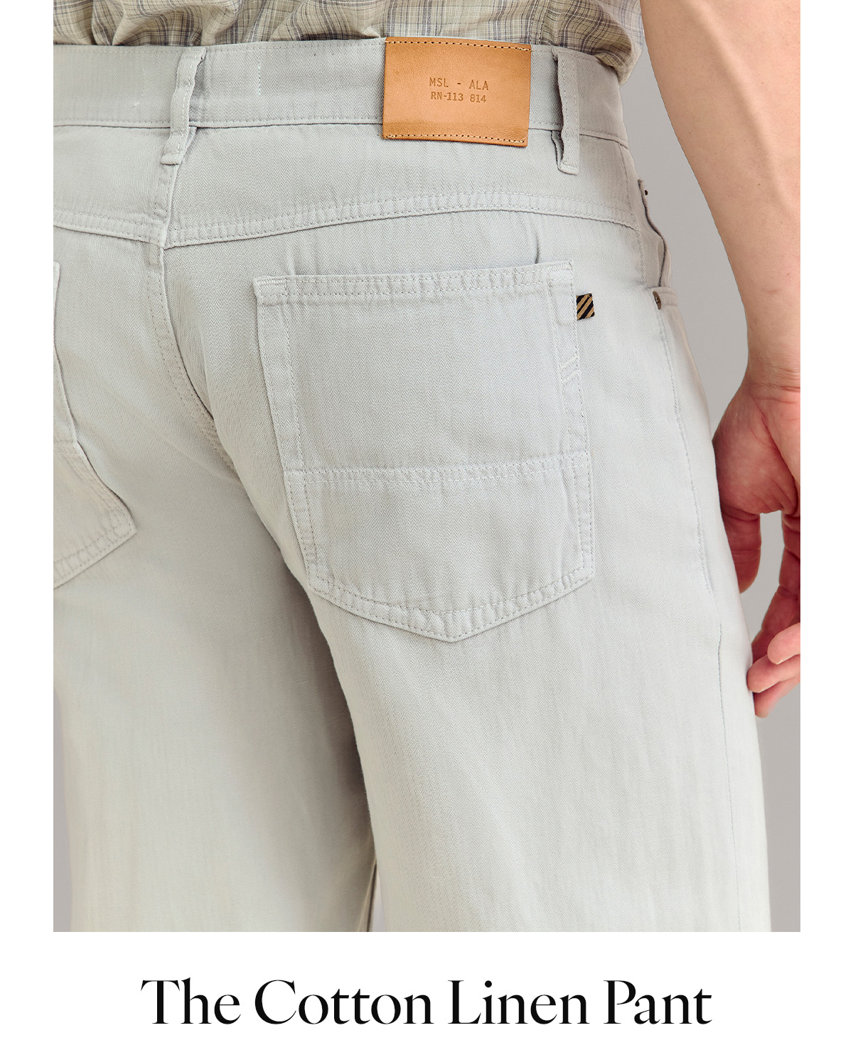 Cotton Linen 5 Pocket Pant