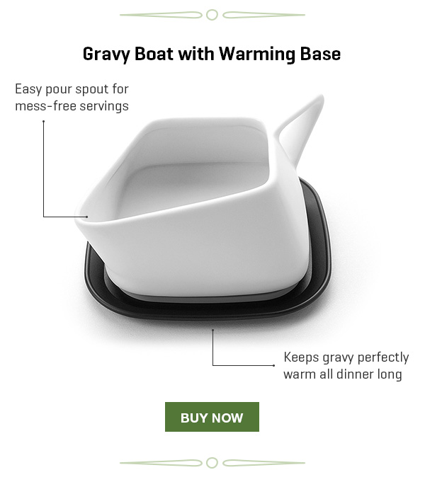 Gravy Boat with Warming Base