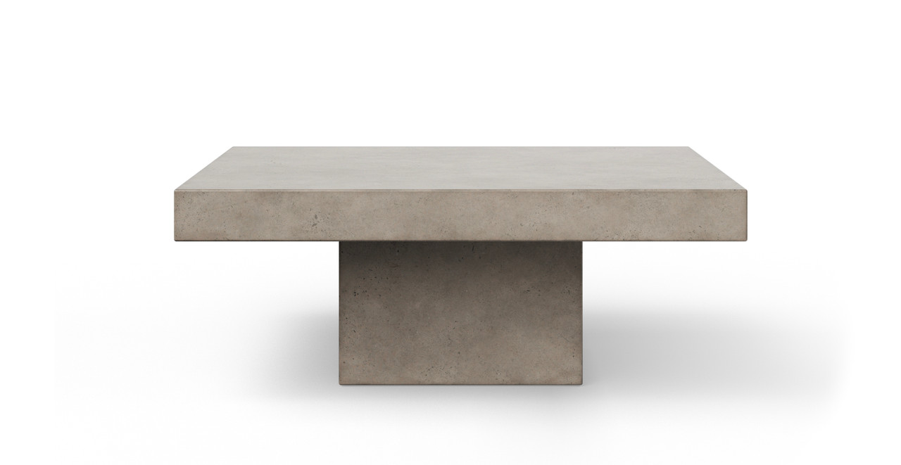 Image of Fulton Brutalist Indoor/Outdoor Square Coffee Table