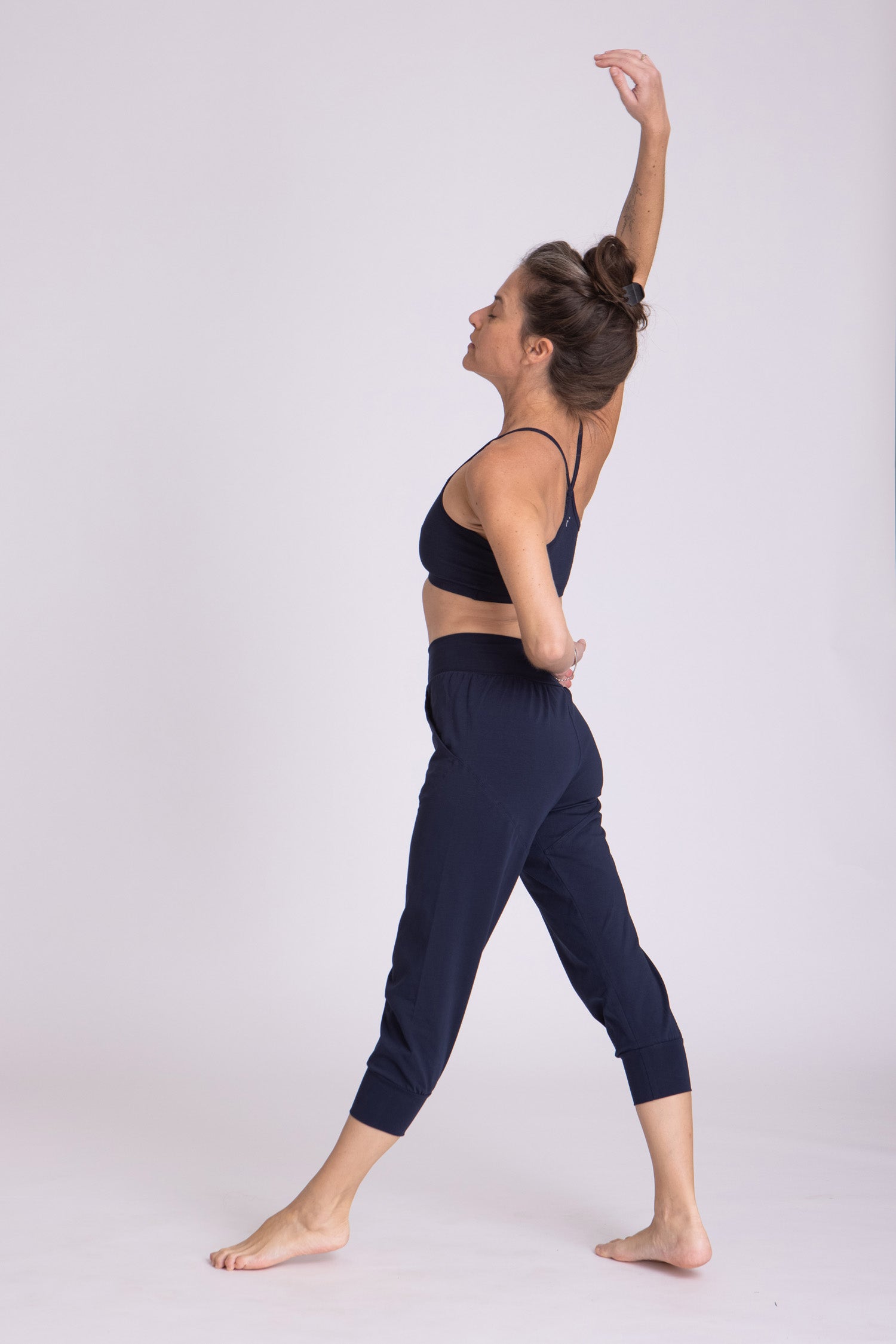 Image of Organic Cotton Slouchy Capri Pants