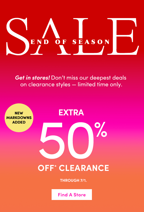 SALE END SEASON