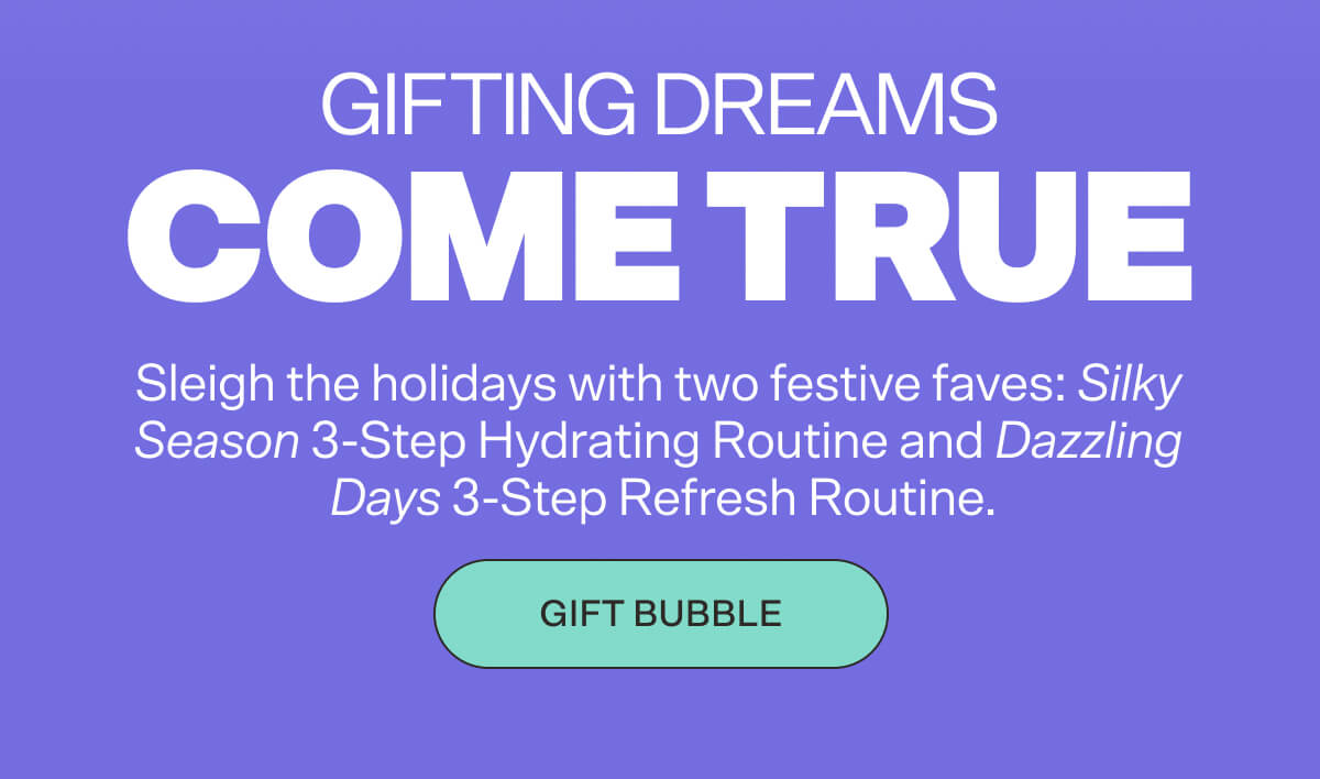 Gifting Dreams Come True. Gift Bubble