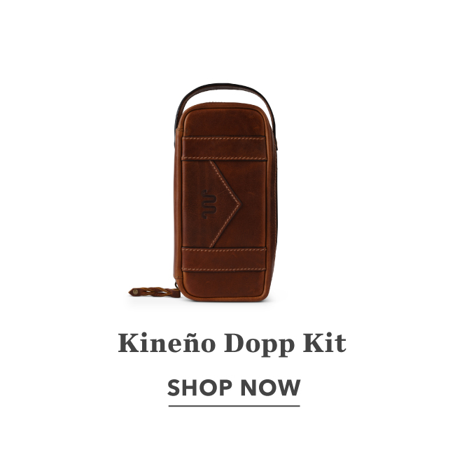 Kineño Leather Dopp Kit