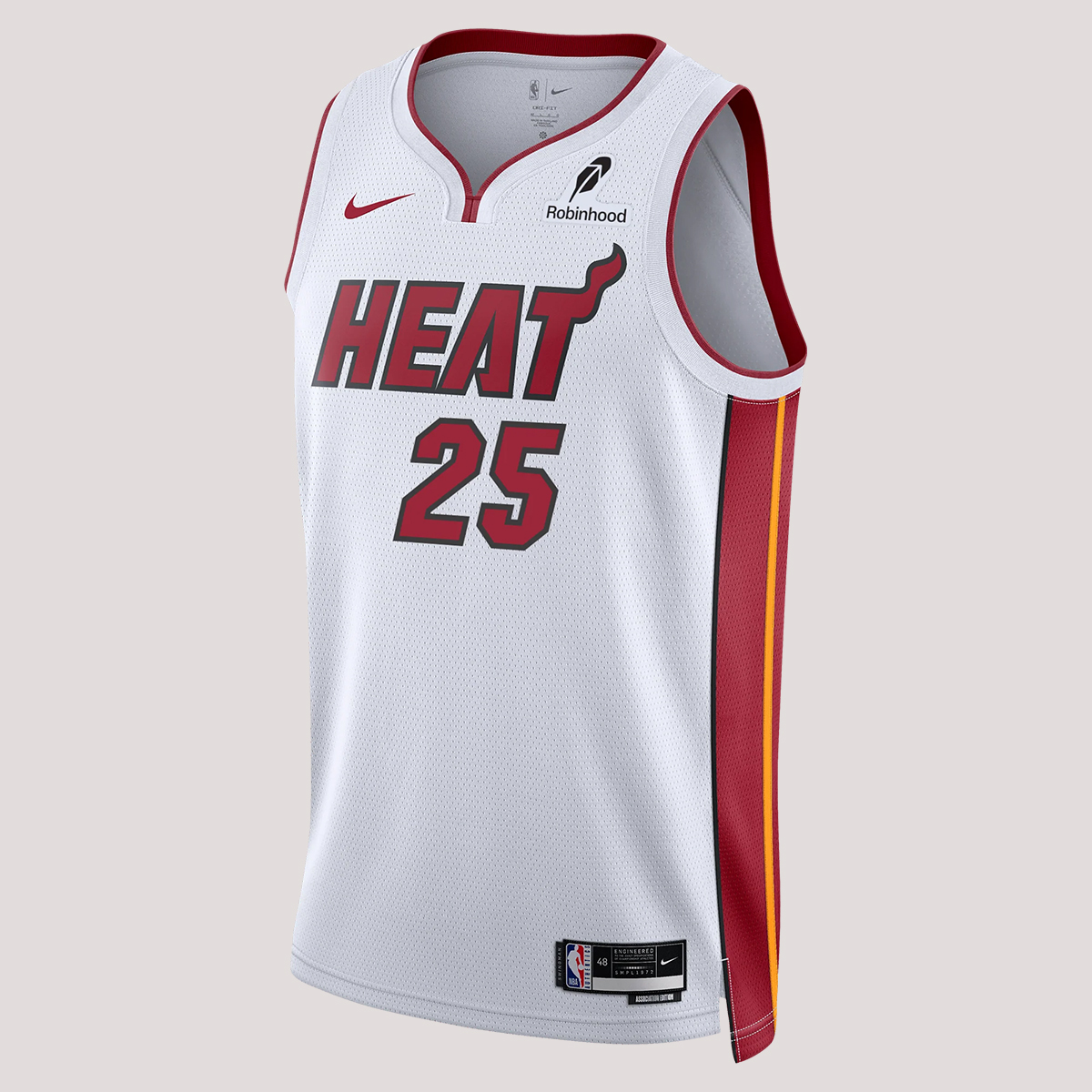 Kasparas Jakučionis Nike Miami HEAT Association White Swingman Jersey