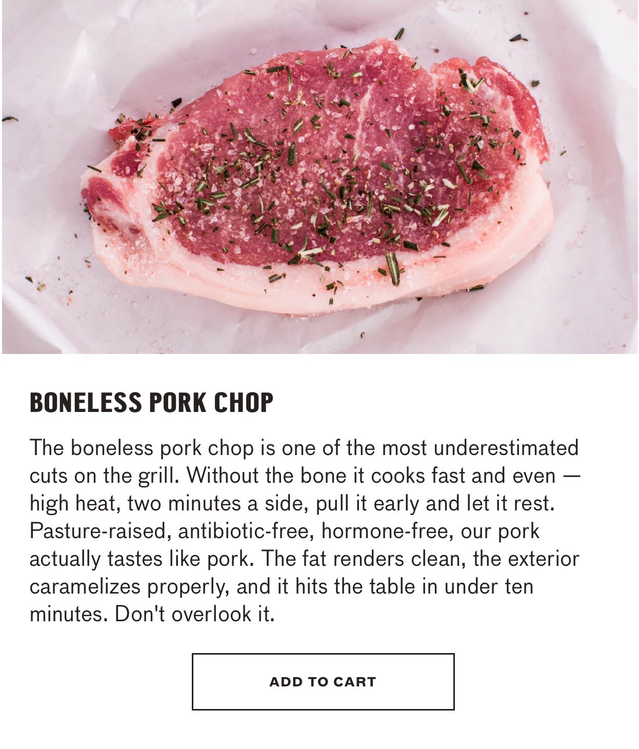 Shop Boneless Pork Chops