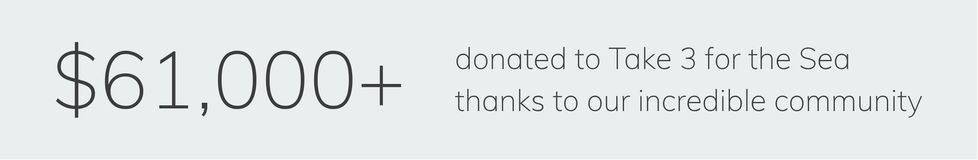 $61,000 donated to take 3 for the sea