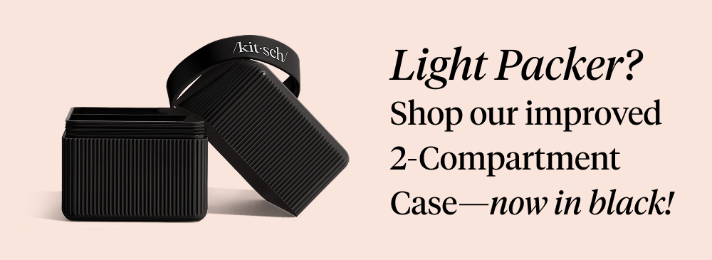 Light Packer? Shop our improved 2-Compartment Case—now in black!