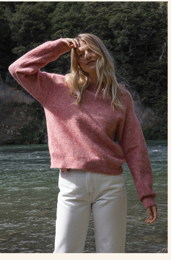 Hayley Luxe Whisper Crew Neck Sweater