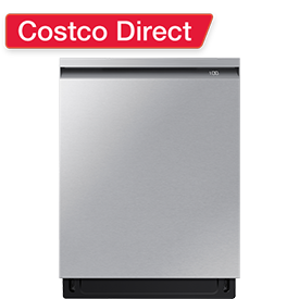 Samsung 42 dBA Top Control Smart Dishwasher with AutoRelease, StormWash Plus and Smart Dry
