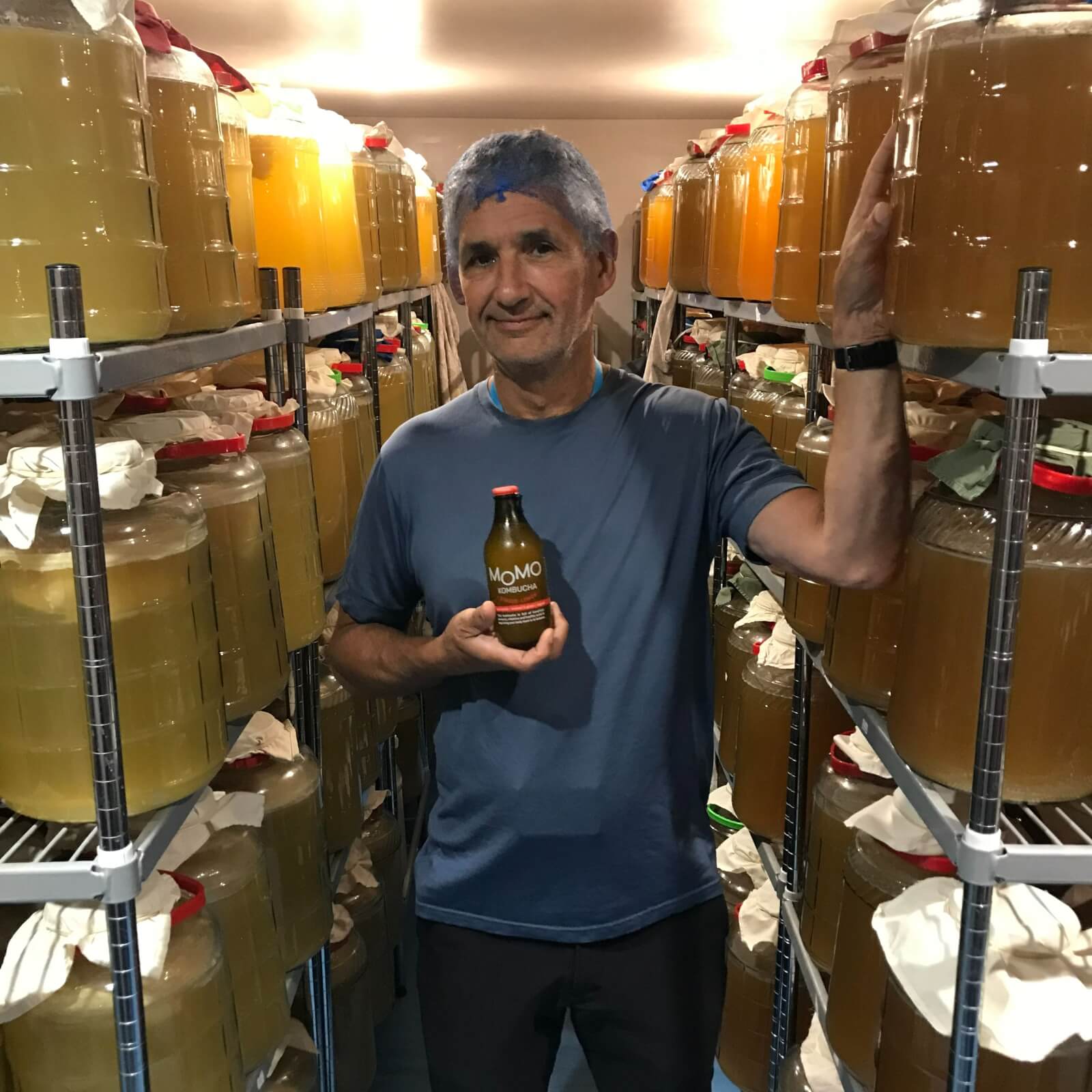 Tim Spector, visiting the MOMO Brewery