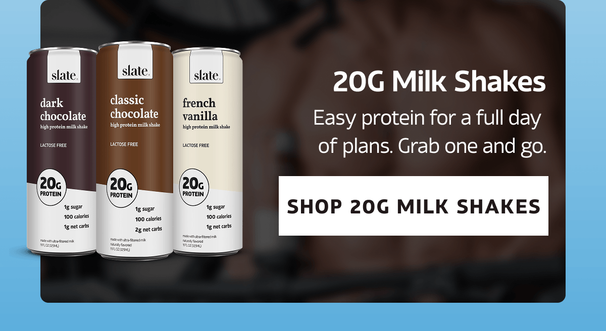 Easy protein for a full day of plans. Grab one. Go. | SHOP 20G