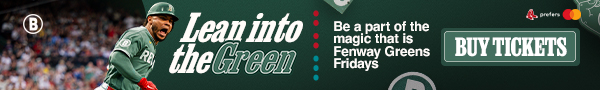 Lean into the Green. Be a part of the magic that is Fenway Greens Fridays. Buy Tickets.