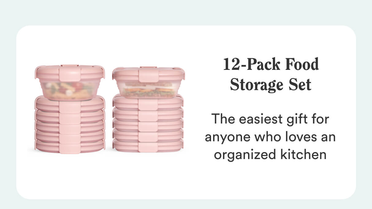 12-Pack Food Storage Set