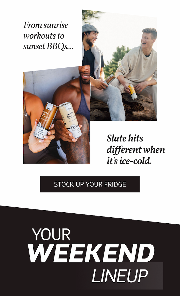 Slate hits different when it's ice-cold.