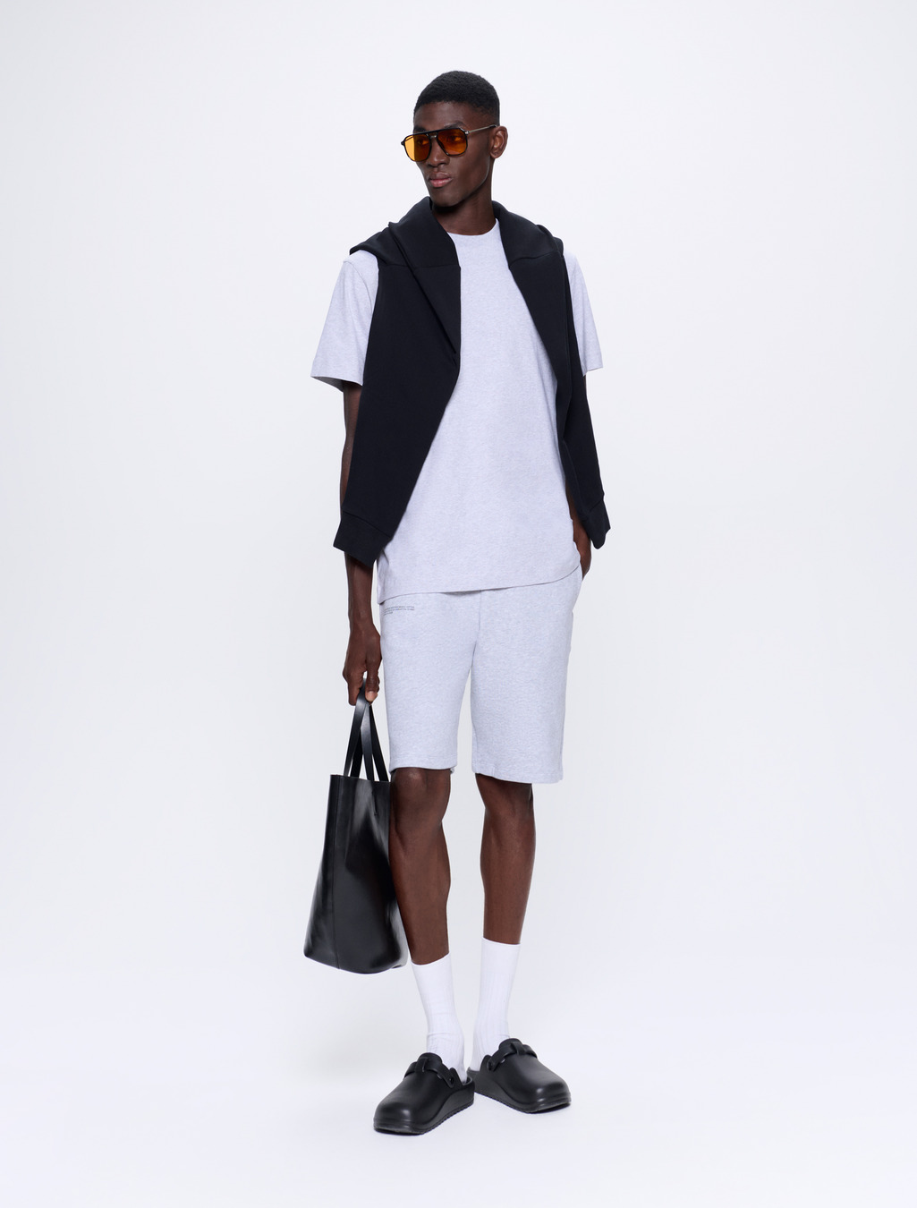 365 Midweight Mid Length Shorts - Grey Marl