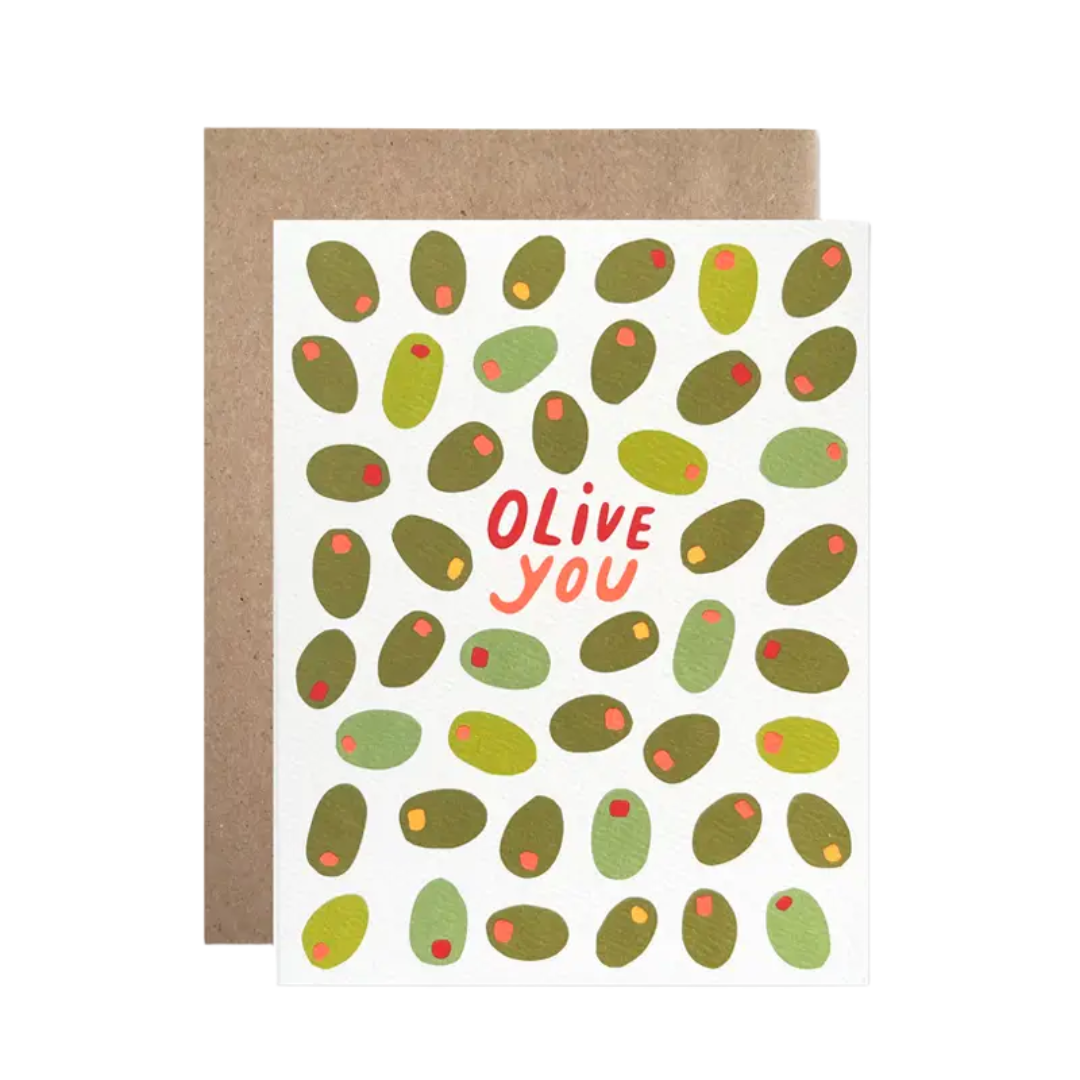Image of Olive You Card