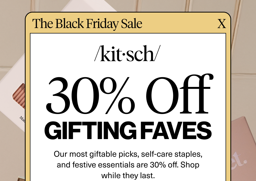 30% Off gifting faves. Black Friday.