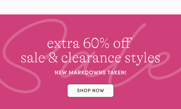 60% off sale & clearance