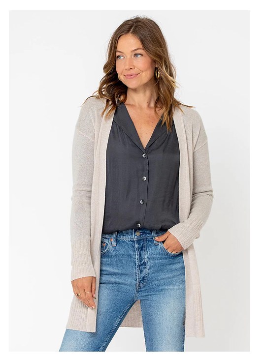 Long Cashmere Cardigan