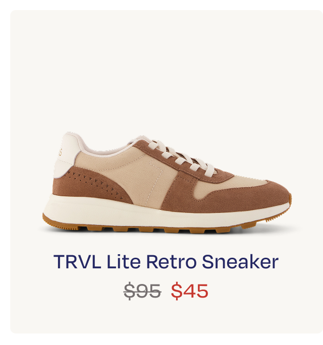 TRVL LITE Retro Runner Sneaker