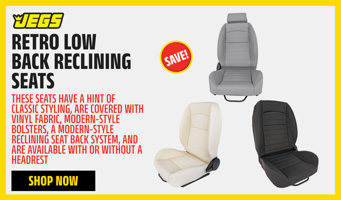 Retro Low Back Reclining Seats