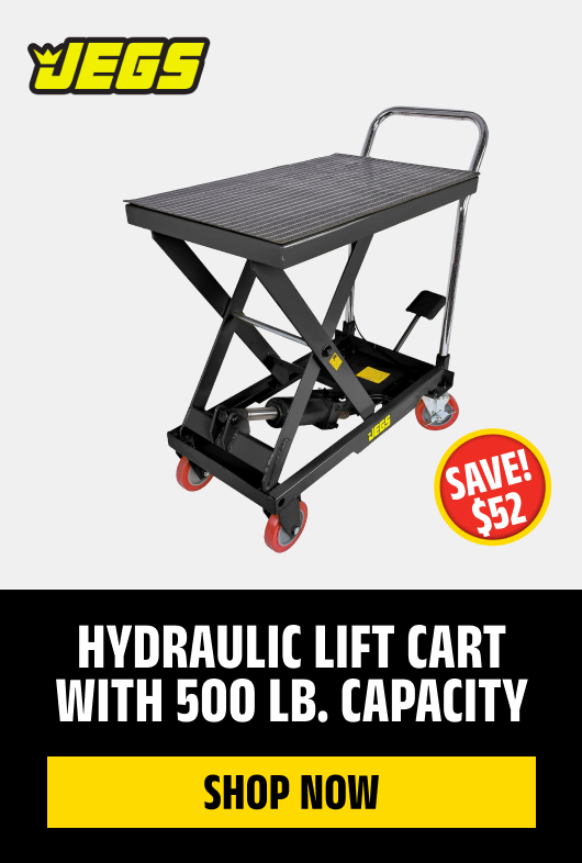 Hydraulic Lift Cart with 500 lb. Capacity