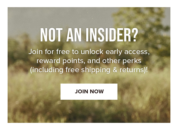Not an Insider? Join Now