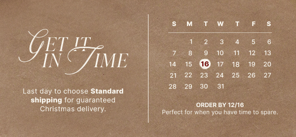 holiday shipping