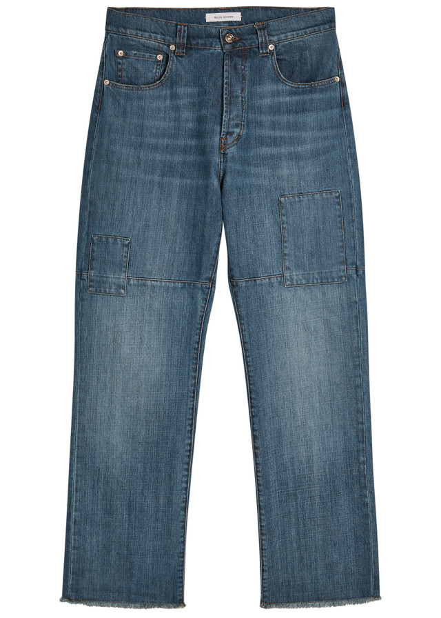 WALES BONNER Chance tapered-leg jeans