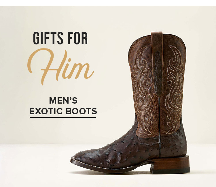 GIFTS FOR HIM | MEN'S EXOTIC BOOTS