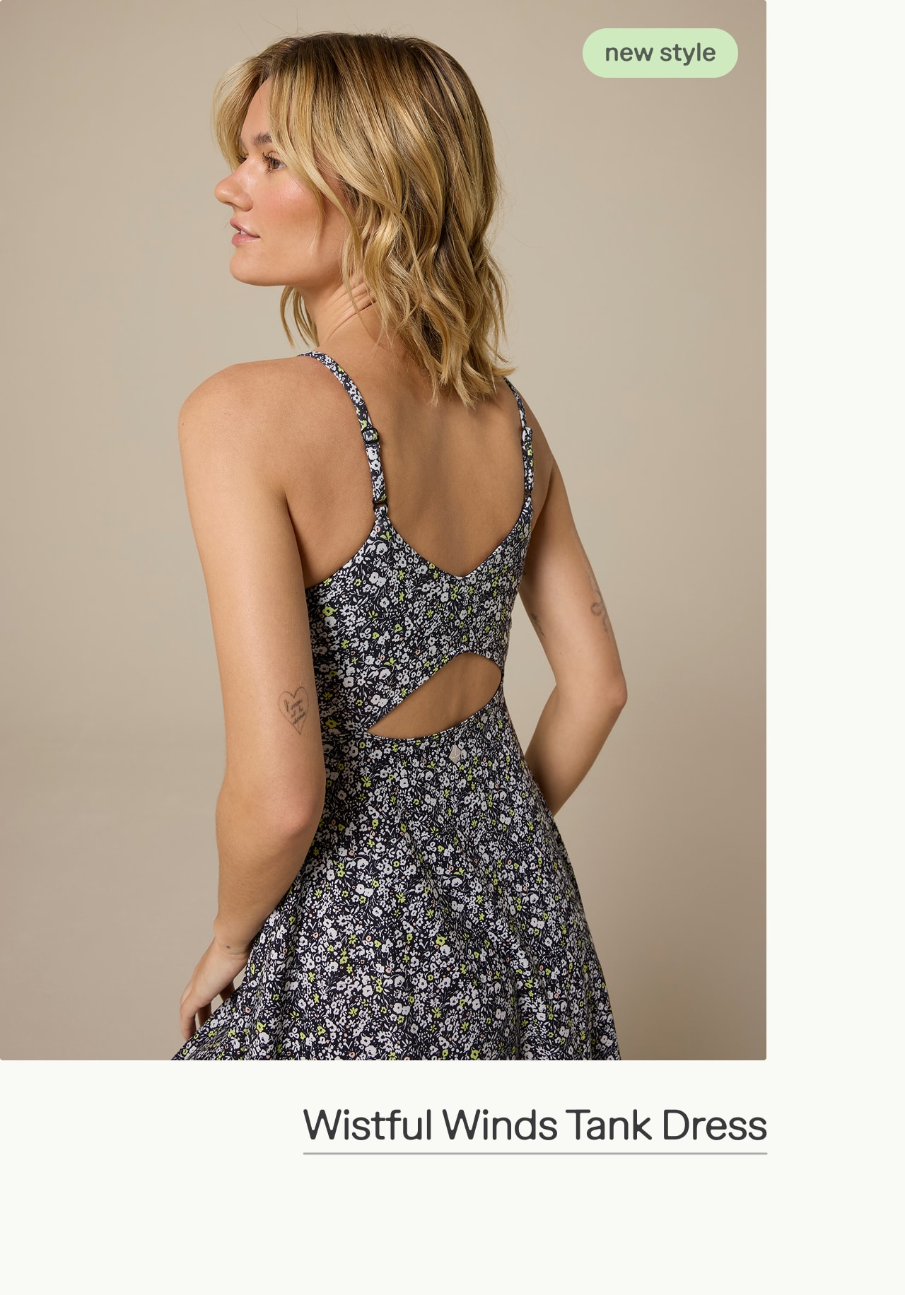 wistful winds tank dress