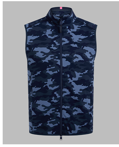  DOUBLE KNIT CAMO VEST